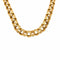 Collier Exceptionnel Collier Ancien en or jaune maille gourmette 58 Facettes AUX1137