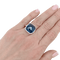 Bague 49 Bague or, topaze bleue, diamants. 58 Facettes 34031