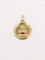 Pendentif Médaille amour Augis ronde Plus qu'hier moins que demain or jaune diamant rubis 58 Facettes J506