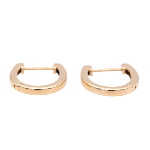 Boucles d'oreilles Ginette NY Boucles d'oreilles Créoles Hoop Or rose 58 Facettes 2678577CN
