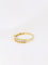 Bague 54 Demi-Alliance américaine en or jaune et diamants 0,18 ct 58 Facettes J103
