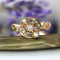 Bague 56 Bague ancienne perles fines et diamant taillé en rose 58 Facettes 25-145A