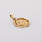 Pendentif Petite médaille Vierge Marie or jaune 58 Facettes CVP125