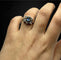 Bague Bague étoile avec saphir et diamants 58 Facettes