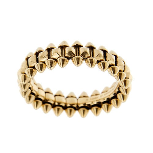 Bague 57 CARTIER - Alliance Clash en or jaune 58 Facettes 39941