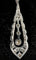 Boucles d'oreilles Paire de boucles d'oreilles pendante serties de brillants 58 Facettes