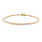 Bracelet ligne tennis or jaune, diamants. 58 Facettes 34345