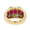 Bague 53 Bague Cocktail Or jaune Rubis 58 Facettes 3017710RV