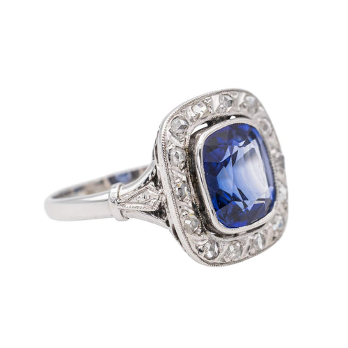 Bague 51 Bague Or blanc Saphir 58 Facettes 3332908CN