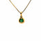 Pendentif Pendentif or jaune émeraude et diamant 58 Facettes 2-PEE1-GS33790