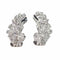 Boucles d'oreilles Élégants clips d'oreilles en diamant platine des années 1950 avec une touche Art déco 58 Facettes 24129-0371