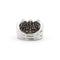 Bague Bague maille souple en or blanc avec diamants 58 Facettes