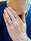 Bague 52 Bague Diamants Poire 1.90 Carats Platine Or Gris 18 Carats 58 Facettes BD213