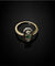 Bague Bague austro-hongroise ancienne ornée d'émeraudes et de diamants 58 Facettes