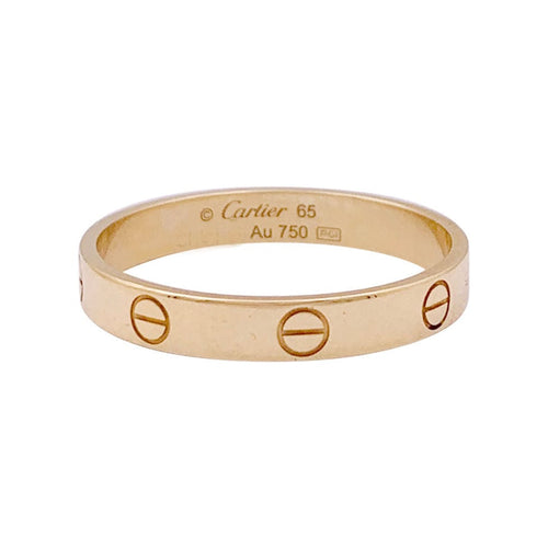 Bague 65 Bague Cartier "Love" or jaune. 58 Facettes 33958