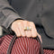 Bague 56,5 Bague Tnak or jaune et diamants 58 Facettes PER14212