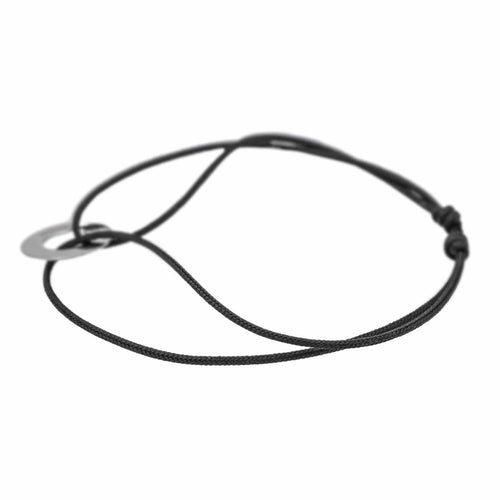 Bracelet Dinh Van Bracelet Cordon Cible Or blanc 58 Facettes 3548156CN