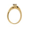 Bague Bague solitaire contrariée avec diamant 0,30 ct 58 Facettes 31425