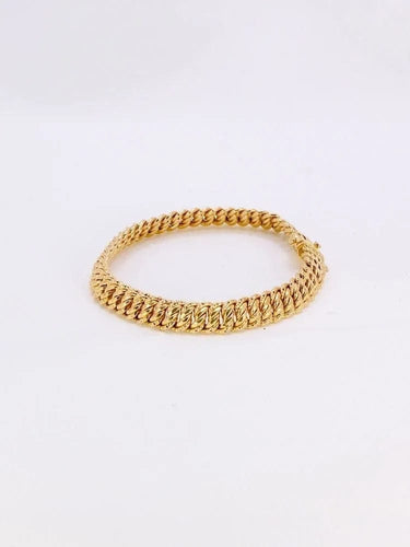 Bracelet Bracelet maille américaine or jaune 0.8 cm 58 Facettes 1074.1