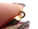 Bracelet bracelet maille filigrane sertie 5 grenats de perpignan or jaune 58 Facettes 264472