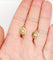 Boucles d'oreilles Dormeuses victorienne or rose, étoile et fleurs (circa 1880) 58 Facettes A05268