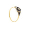 Bague Bague halo avec saphirs et diamants 58 Facettes 36385