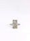 Bague 55 Bague plaque Art Déco diamants taille rose 58 Facettes J346