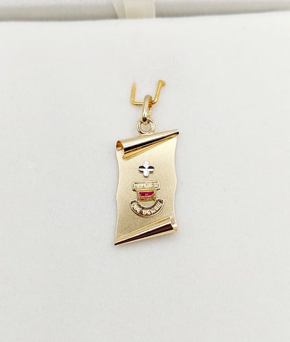 Pendentif AUGIS - Pendentif médaille d'amour or  "+ qu'hier - que demain" - L’Exclusive 58 Facettes J5015X0000