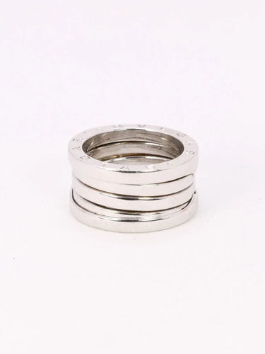 Bague BVLGARI - Bague B.zero1 Large or blanc 58 Facettes J532