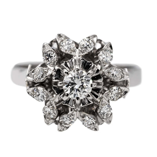 Bague 60 Bague Or blanc Diamant 58 Facettes 2634087CN
