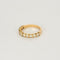 Bague 52,5 Demi-Alliance or jaune et diamants 58 Facettes MEA4355