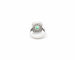 Bague Bague en or blanc avec émeraude et diamants 58 Facettes