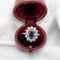 Bague 51 Bague Marguerite Saphir Naturel et Diamants 58 Facettes 312