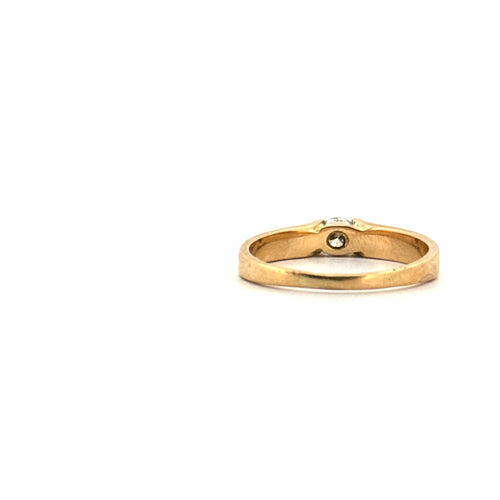 Bague 59 Solitaire Or Jaune Diamant 58 Facettes 78-GS35143
