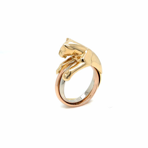 Bague 53 CARTIER - Bague Trinité Panthère en Or 58 Facettes