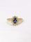 Bague 50 Bague marguerite saphir diamants 58 Facettes J400
