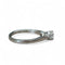 Bague 54 Solitaire or blanc 58 Facettes 282