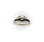 Bague 47 Bague Art Déco en or blanc 14 carats avec diamants et saphirs 58 Facettes A20048