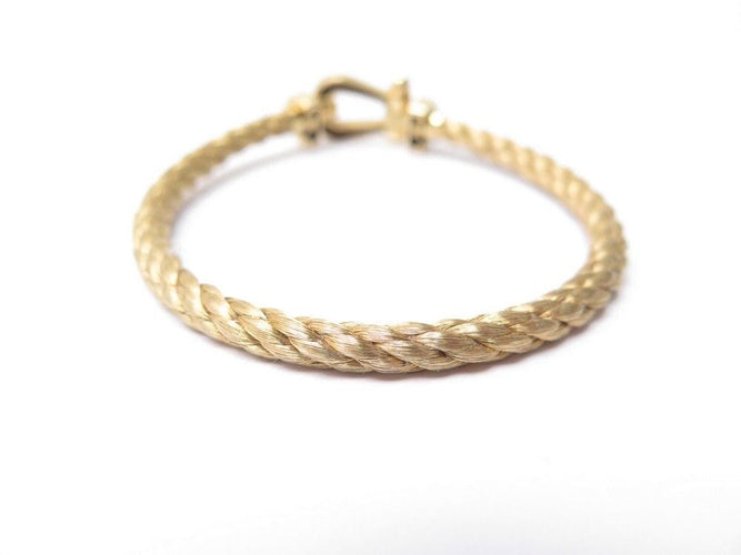 Bracelet bracelet FRED force 10 gm en or jaune & diamants 58 Facettes 241384