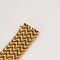 Bracelet Large bracelet or jaune maille tressée 58 Facettes BOU0243
