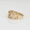 Bague 49.5 Bague vigne diamant vintage en or jaune 58 Facettes G13617