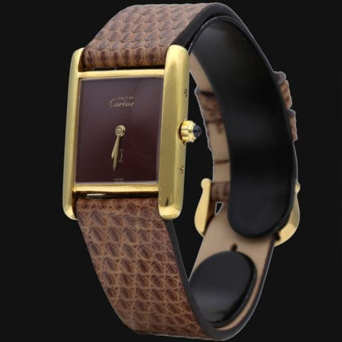 Montre Cartier Montre Tank Vermeil 58 Facettes MT42952