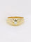 Bague Bague jonc or jaune diamant 0,2 ct 58 Facettes J150