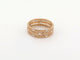Bague 56 bague MAUBOUSSIN le premier jour en or rose diamants 58 Facettes 261247