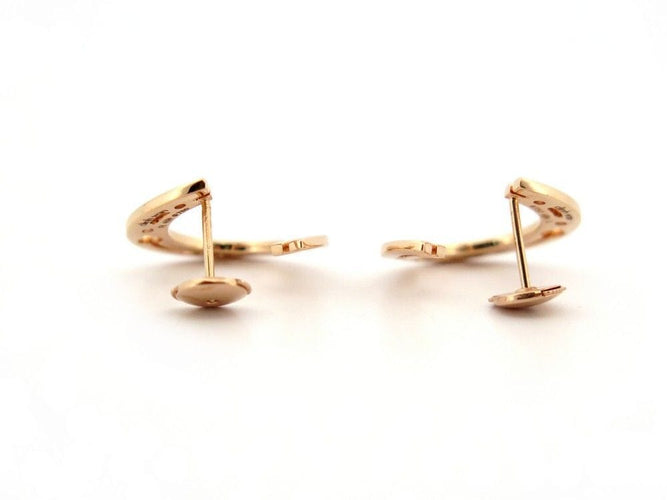 Boucles d'oreilles boucles d'oreilles DINH VAN creoles pulse or rose 58 Facettes 259886