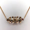 Collier Collier victorien en or et argent émeraudes, perles diamants 58 Facettes