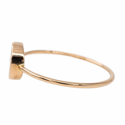 Bague 52 Ginette NY Bague Disc ring Or rose 58 Facettes 3066689CN