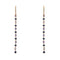 Boucles d'oreilles Boucles d'oreilles pendantes avec diamants, saphirs et tanzanite 58 Facettes 33053