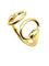Bague 54-55 HERMES. Collection "Nausicaa", bague or jaune 18K 58 Facettes