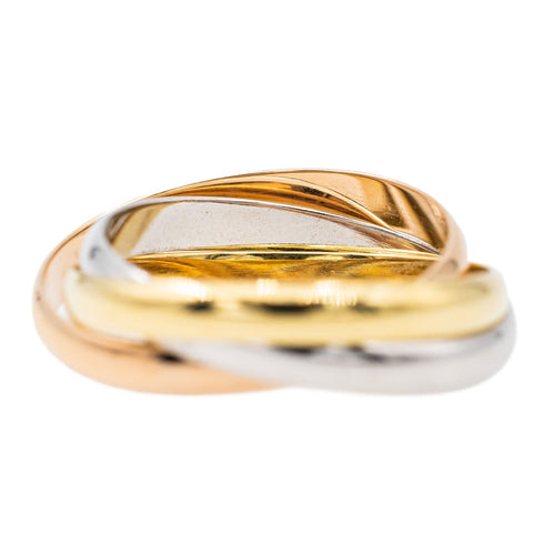 Bague 55 Cartier Bague Trinity Or jaune 58 Facettes 2971279CN